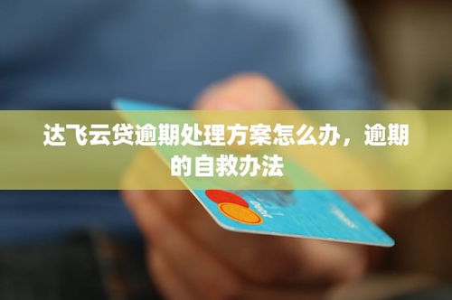 達(dá)飛云貸逾期處理方案及自救攻略 理性應(yīng)對(duì)風(fēng)險(xiǎn)，合理規(guī)劃債務(wù)